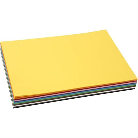 Achetez Papier cartonné coloré A4 210x297 mm 180 gr ass de