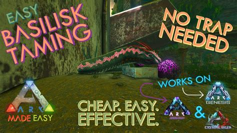 Basilisk Taming Trick No Trap Method Aberration Genesis Crystal