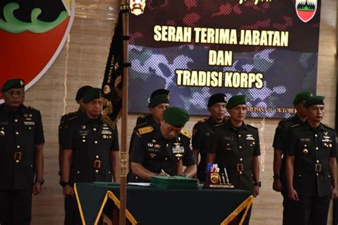 Pangdam I Bb Pimpin Sertijab Dan Tradisi Korps Pejabat Utama Kodam I Bb