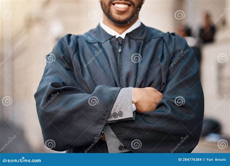 Lawyer Smile And Man With Arms Crossed In City For Career Attorney For