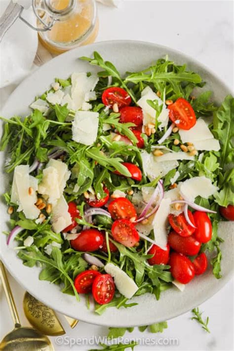 Easy Arugula Salad - Spend With Pennies