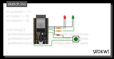 Motores Wokwi ESP32 STM32 Arduino Simulator