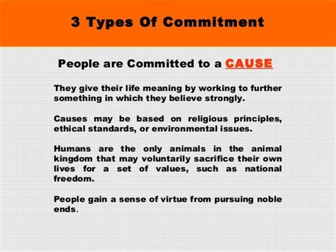 Commitment