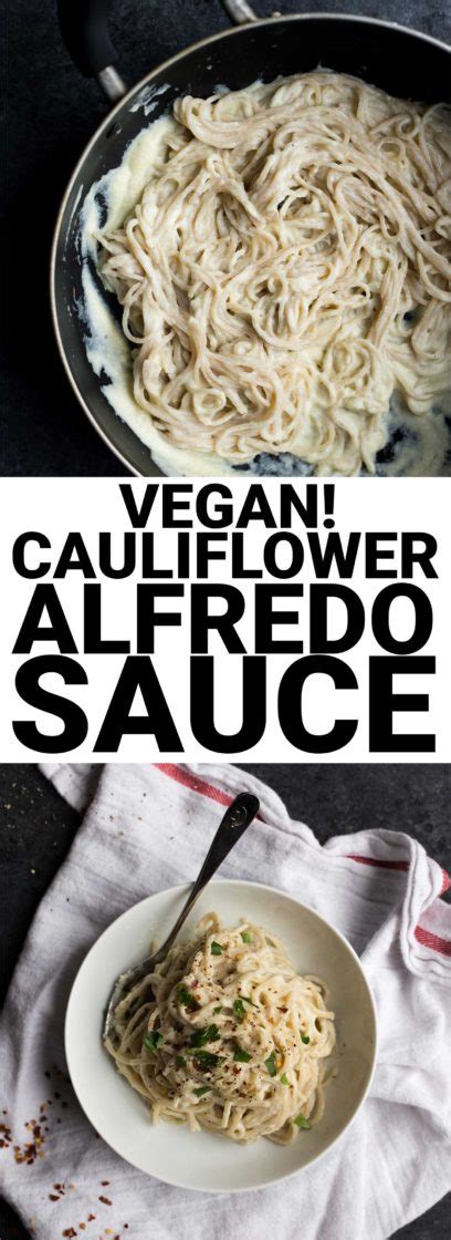 Creamy Vegan Cauliflower Alfredo Sauce Fooduzzi