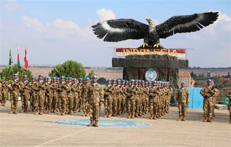 Prajurit TNI Di Lebanon Peringati HUT Ke 73 TNI AL