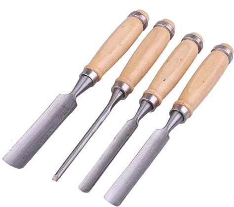 4pcs Carpenter Carving Firmer Gouge Wood Chisel Woodworking Tool