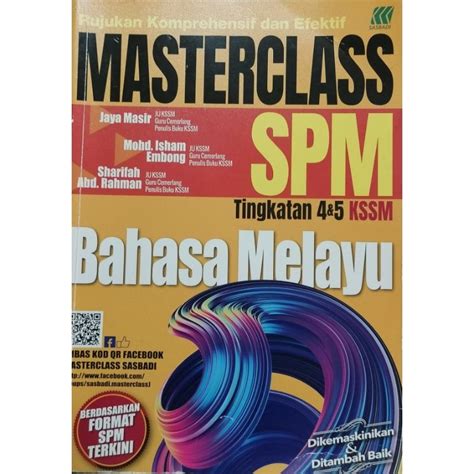 Citylight Buku Rujukan Masterclass Sejarah Spm Kssm Tingkatan