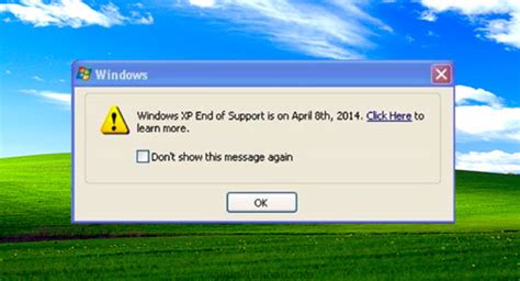 Windows Xp End Of Support