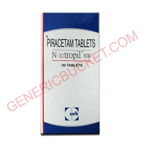 Nootropil 800 Mg Tablet Alzheimers Disease Genericbucket