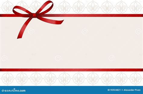 Tarjeta Del Regalo Plantilla Del Vale De Regalo Invitación Imagen Del