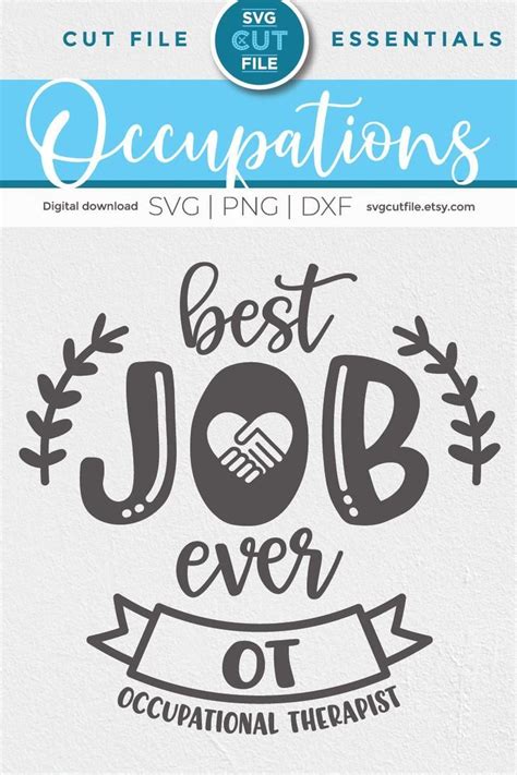 Occupational Therapist Svg Occupational Therapy Svg Ot Svg Best Job