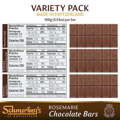 Schmerling S Swiss Chocolate Gift Box Premium Chocolate Variety Pack