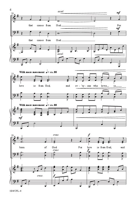 Beloved, Let Us Love One Another (SATB ) by | J.W. Pepper Sheet Music