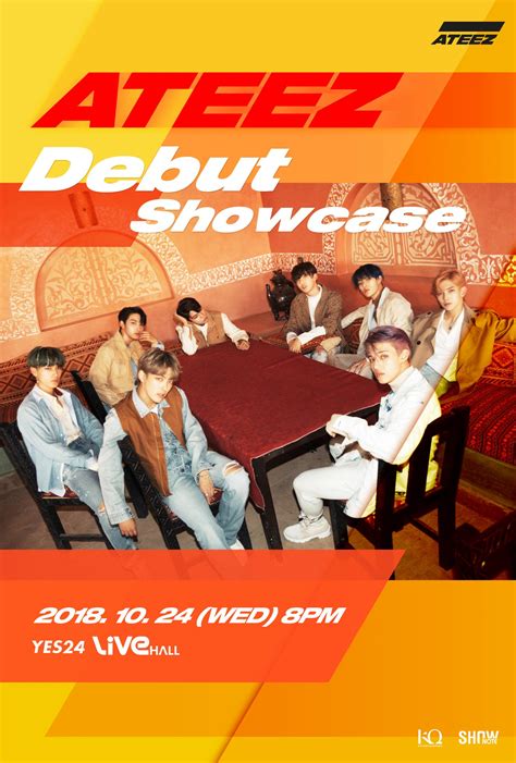 Ateez에이티즈 On Twitter 📢 Ateez Debut Showcase 안내 오는 10월 24일 저녁 8시에