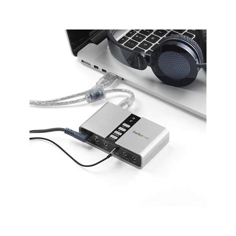 StarTech Carte Son Externe Adaptateur Audio USB 7 1 Avec Audio