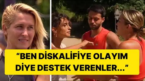 Survivor Dan Diskalifiye Edilen Sema N N Sosyal Medya Payla M