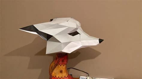 Sly Fox Mask Pdf Diy Template Lacrafta