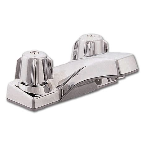 WHITEFALLS TWO HANDLE COMPRESSION LAVATORY FAUCET WITH POP UP CHROME