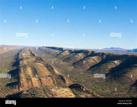 Aerial View Of The West Macdonnell Ranges Northern Territory Nt Stock