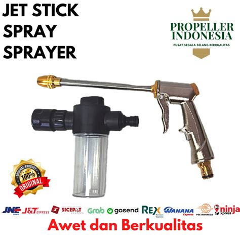 Jual Jet Stick Spray Sprayer Semprotan Air Tempat Sabun Cuci Motor