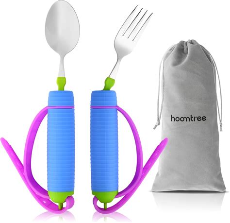 Amazon Hoomtree Adaptive Utensils For Elderly Parkinsons Utensils