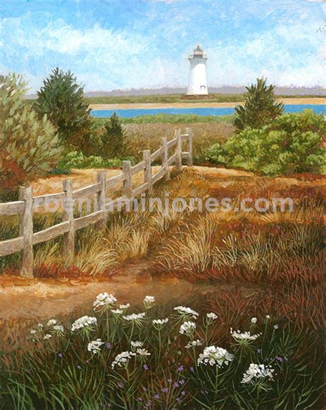 Nantucket Lighthouse - painting, print