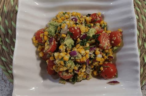 Ensalada De Ma Z Asado Tomate Y Aguacate Las Mejores Recetas De Cocina