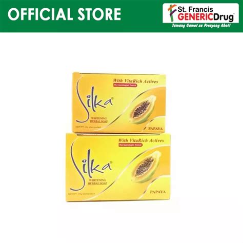 Silka ® Papaya Soap Whitening Herbal Soap Shopee Philippines