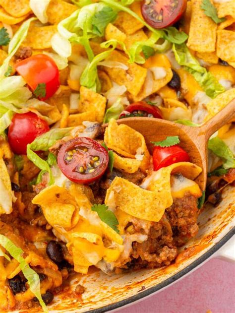Walking Taco Casserole A Dash Of Megnut