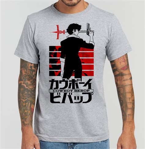 Camiseta Camisa Cowboy Bebop Spike Spiegel Anime Geek Elo