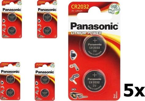 Panasonic Cr Dl Mah V Lithium Knoopcelbatterij Stuks