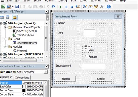 Introducci N A Los Formularios De Usuario De Excel Vba