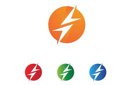 Thunderbolt Lightning Logo Energy Vector Graphic By Alby No Creative