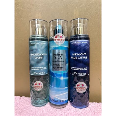 Bath And Body Works Underwater Oasis Endless Sea Midnight Blue Citrus