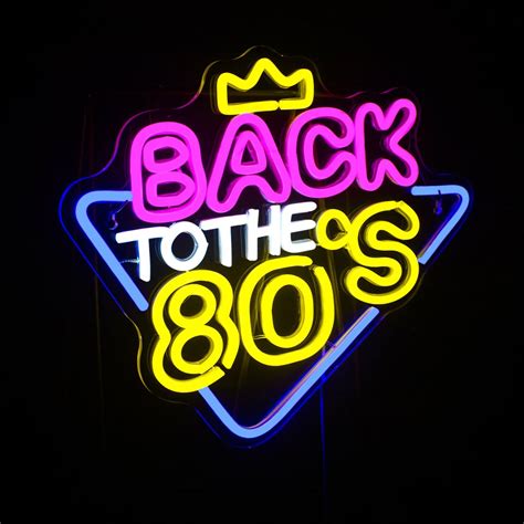 Néon Back to the 80s Neons Dreams Illuminez votre atmosphere