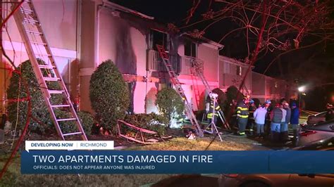 No Injuries In Alarm Fire At Richmond Apartment Complex