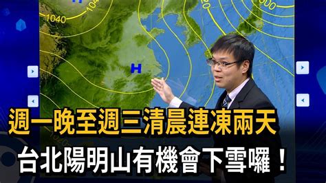 入冬最強寒流！ 北台灣下探6度 冷空氣南下連凍2天－民視新聞 Youtube