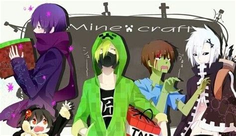 Humanized Minecraft Mobs I Love The Creeper Enderman And Spider