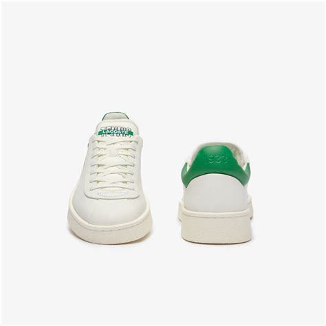 Buy Mens Baseshot Premium Leather Trainers Lacoste Qa