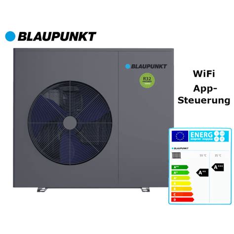 Blaupunkt Monoblock Luft Wasser Wärmepumpe 13 kW R32 GLo24