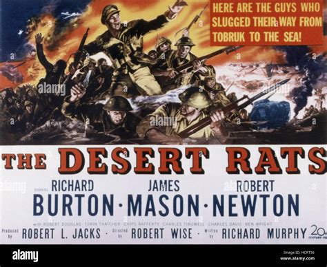 THE DESERT RATS Richard Burton James Mason Robert Newton 1953 TM