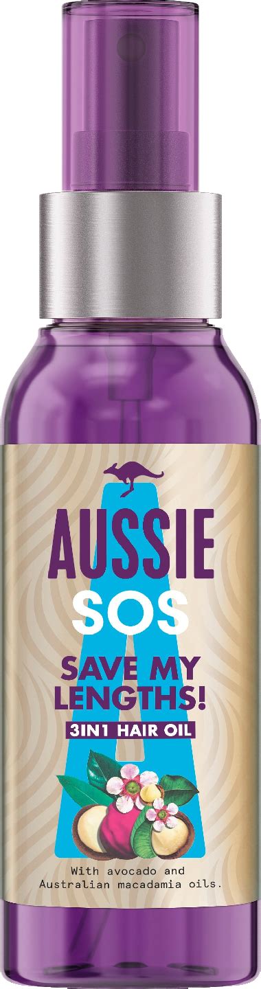 Aussie Hiusöljy 100ml Sos Save My Lengths 3in1 — Horeca Tukku Kespro