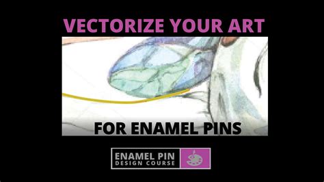 Diy Enamel Pin Design Vectorizing Art In Adobe Illustrator