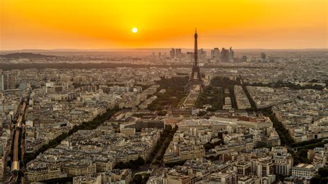 Coucher de soleil Parisien : Villes : Coucher de soleil : Tour Eiffel ...