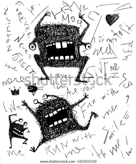 107.845 Scary Monsters Drawing Images, Stock Photos & Vectors ...