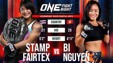 The Craziest Womens Mma Brawl Stamp Fairtex Vs Bi Nguyen One Championship The Home Of