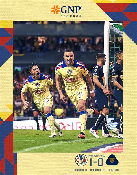 Liga MX América vence a Pumas por la mínima en el Clásico Capitalino