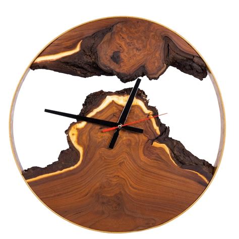 Premium Photo Circular Wooden Analog Wall Clock