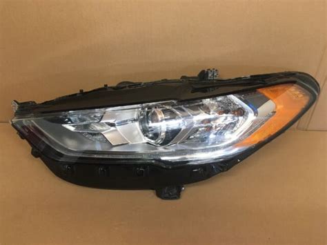 2017 2018 2019 Ford Fusion LH Driver OEM Halogen W LED Headlight