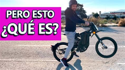 No Me Creo Que Sea Una Bicicleta Electrica Pruebo La Sur Ron Youtube